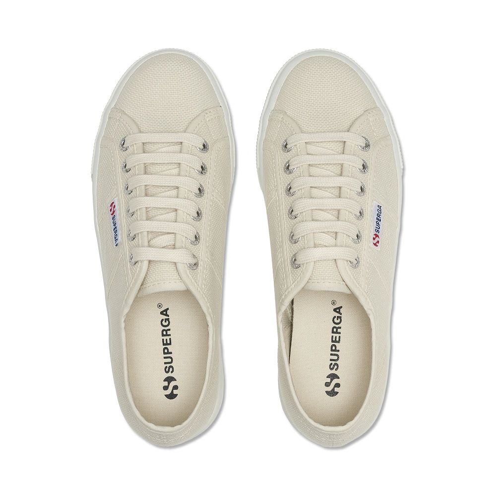 Superga 2790 Platform Yellow Platform Sneakers - Women's USA | US7602091